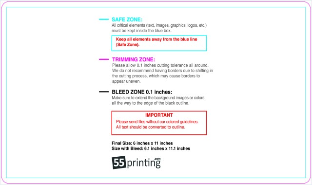 Eddm Postcard 6.5inx11in Round guideline preview
