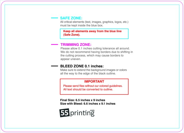 Eddm Postcard 6.5inx9in Round guideline preview