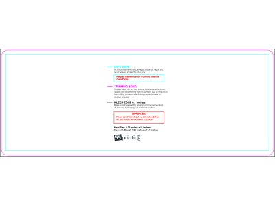 55printing Eddmpostcard 4.25inx11in Round Download Template Guideline - Eddm Postcards