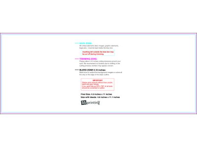 55printing Eddmpostcard 4.5inx11in H Front Download Template Guideline - Eddm Postcards