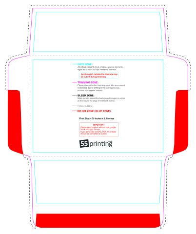 Envelope 4.75inx6.5in 4 4 Announcement guideline preview
