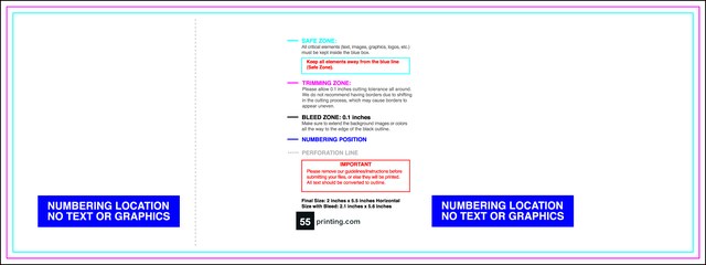 Eventtickets 2inx5.5in H B Perforated Back guideline preview