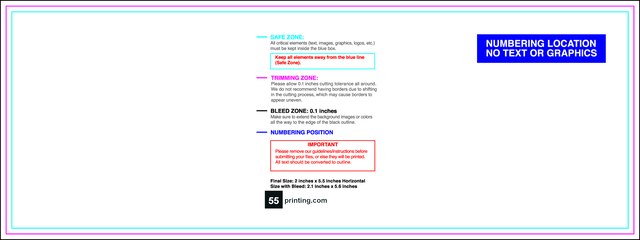 Eventtickets 2inx5.5in H T Front guideline preview
