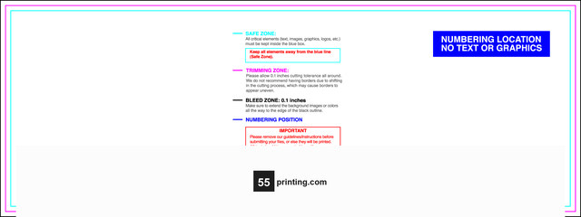 55printing Eventtickets 2inx5.5in H T Download Template Guideline - Event Tickets