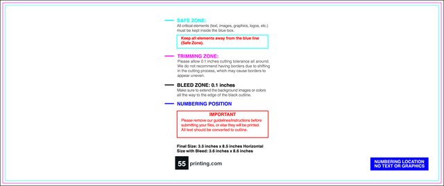 Eventtickets 3.5inx8.5in H B Front guideline preview