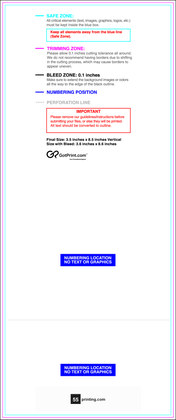 55printing Eventtickets 3.5inx8.5in V T Perforated Download Template Guideline - Event Tickets