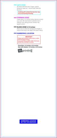 Eventtickets 3.5inx8.5in Vert T Front guideline preview