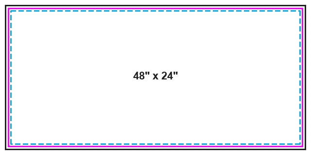 Flag 48inx24in guideline preview