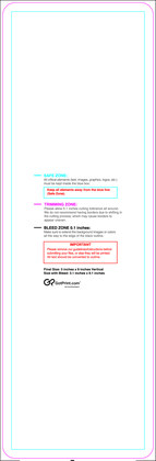 55printing Clubflyer 3inx9in V Round Download Template Guideline - Flyers