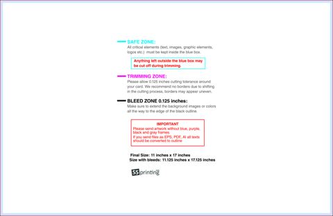 Flyer 11inx17in H Front guideline preview