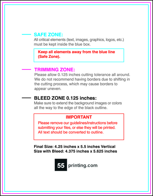 Flyer 4.25inx5.5in V Front guideline template 4.25" × 5.5" JPG
