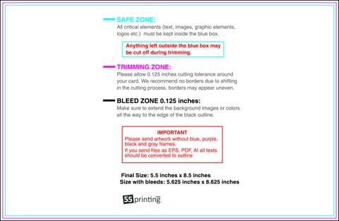 Flyer 5.5inx8.5in H Front guideline preview
