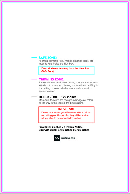 Flyer 6inx9in V Front guideline preview
