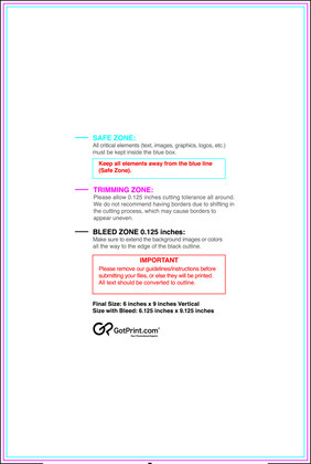 55printing Flyer 6inx9in V Download Template Guideline - Flyers