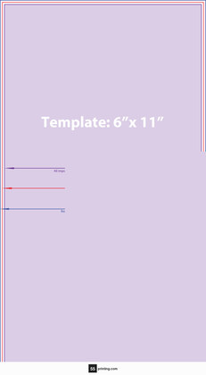55printing Flyers 6inx11in V Download Template Guideline - Flyers