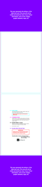 Tabletent 4inx12in V Front guideline preview