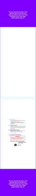 Tabletent 4inx16in V Front guideline preview