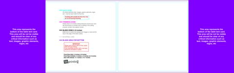 Tabletent 4inx8in H guideline preview