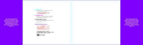 Tabletent 5inx11in H guideline preview