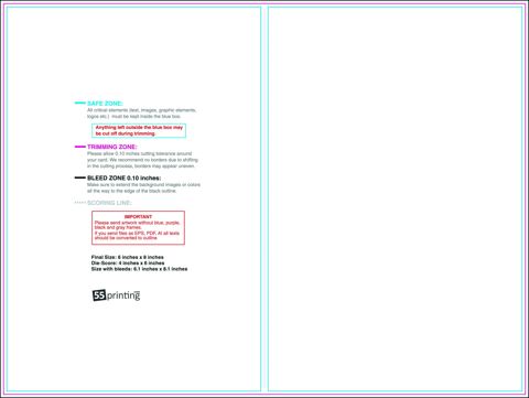 Tentcard 6inx8in H Front guideline preview