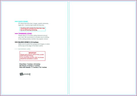 Tentcard 7inx10in H Back guideline preview