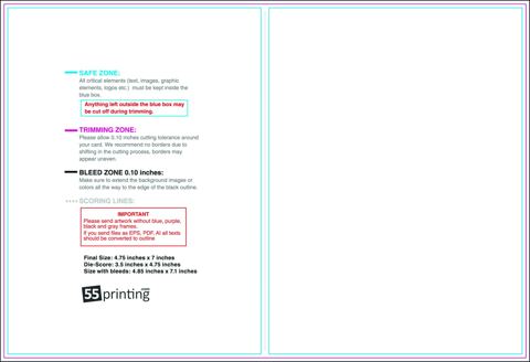 Tentcard 7inx4.75in H Back guideline preview