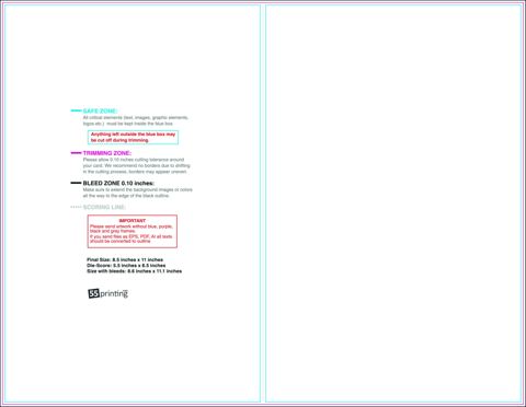 Tentcard 8.5inx11in H Back guideline preview