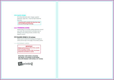Tentcard 9inx6.25in H Front guideline preview