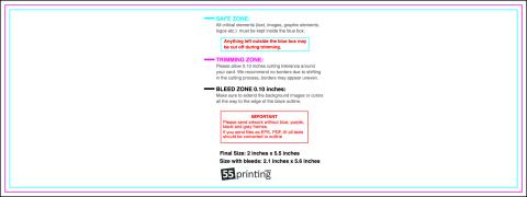 Clubflyer 2inx5.5in H Front guideline preview