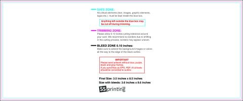 Clubflyer 3.5inx8.5in H Front guideline preview