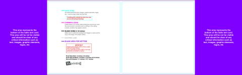 Tabletent 4inx8in H guideline preview