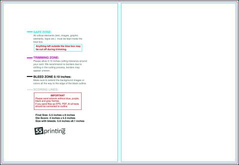 Tentcard 8inx5.5in H Back guideline preview