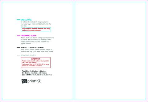 Tentcard 8inx5.5in H Front guideline preview