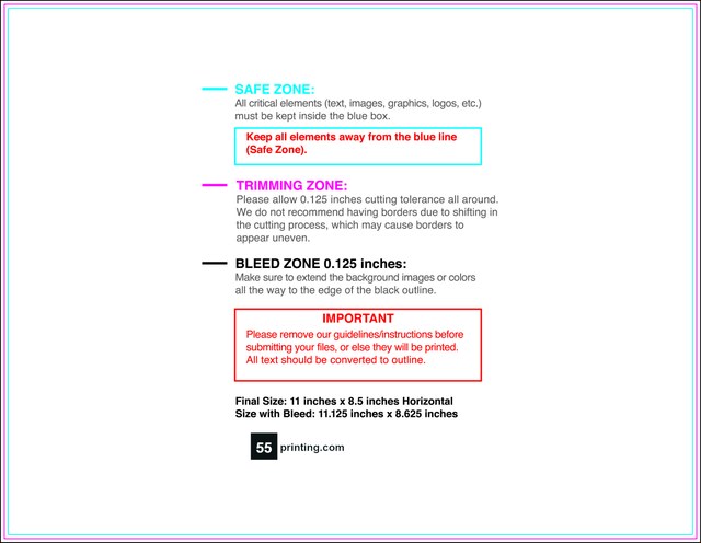 Letterhead 8.5inx11in H Front guideline template 8.5" × 11" JPG