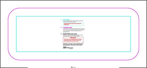 Magnet 1.10inx2.75in H Round guideline preview