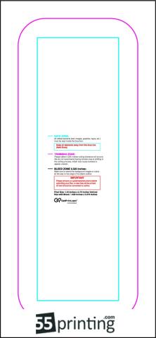 Magnet 1.10inx2.75in V Round guideline preview