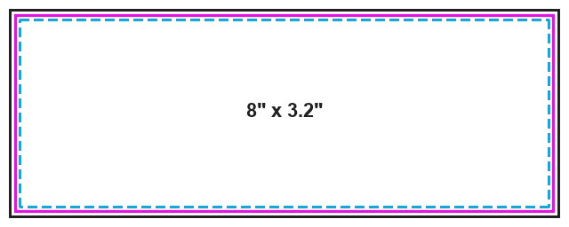 Mug Wrap 8inx3.2in guideline preview