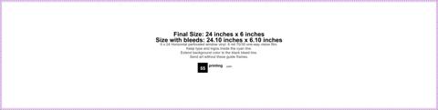 Perforated Window Vinyl 24inx6in H guideline preview