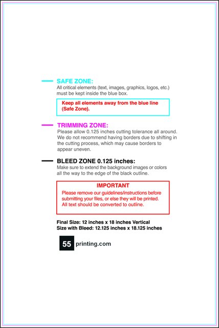 Windowperfs 12inx18in V Front guideline preview