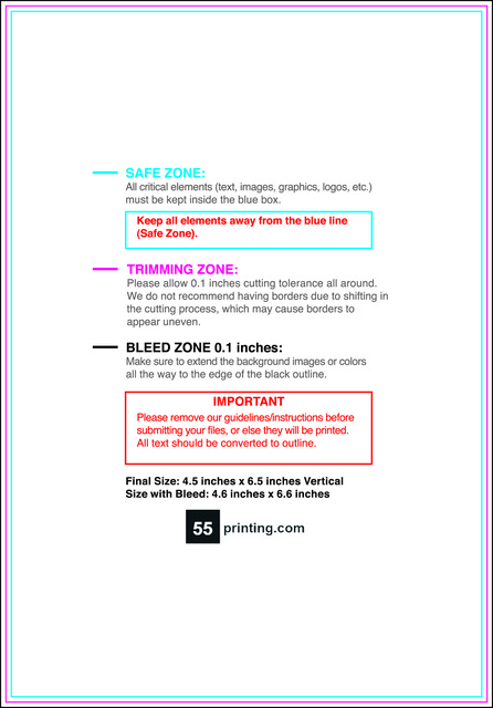 Postcard 4.5inx6.5in V Front guideline preview