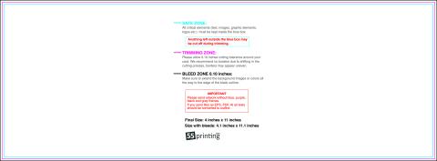 Postcard 4inx11in H Front guideline preview
