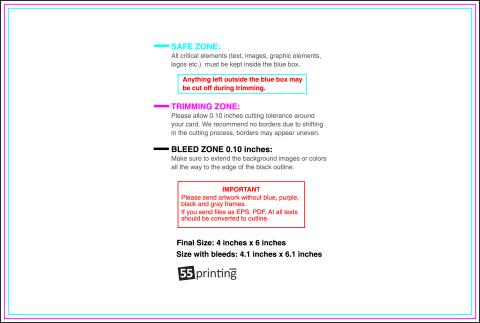 Postcard 4inx6in H Front guideline preview
