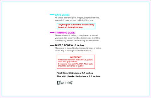 Postcard 5.5inx8.5in H Front guideline preview
