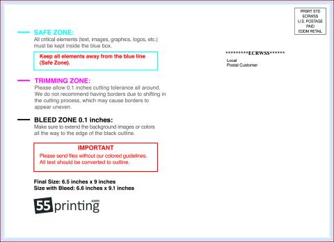 Postcard 6.5inx9in H Front Eddm Side guideline preview