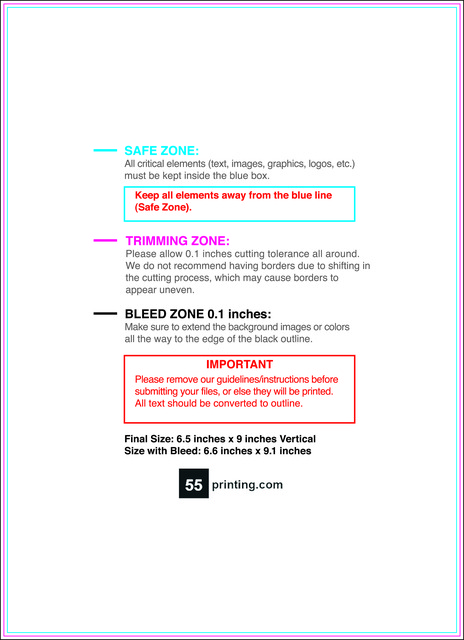 Postcard 6.5inx9in V Front guideline preview