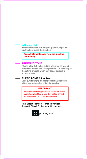 Postcard 6inx11in V Round Front guideline preview