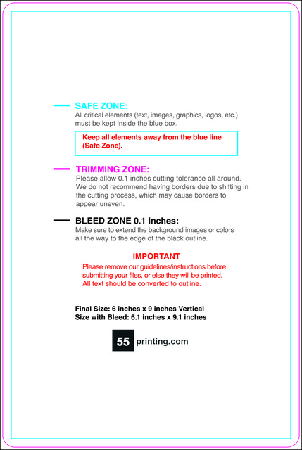 Postcard 6inx9in V Round Front guideline preview