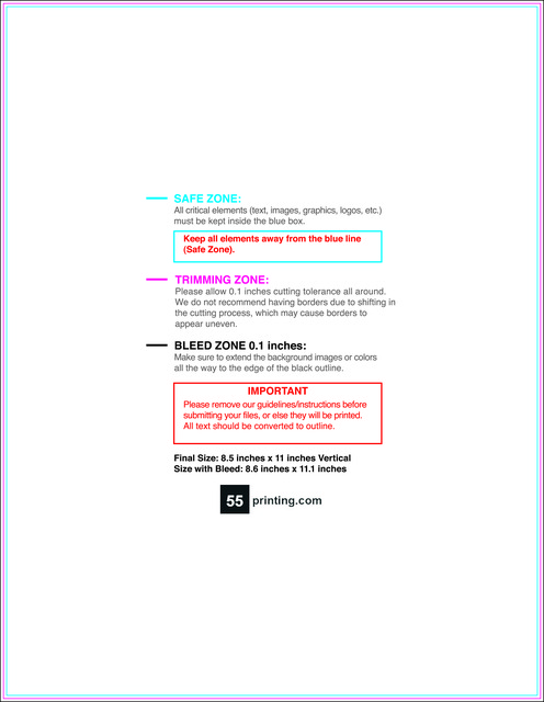 Postcard 8.5inx11in V Front guideline preview