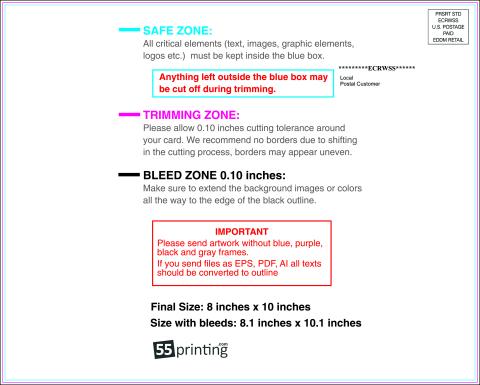 Postcard 8inx10in H Front Eddm Side guideline preview