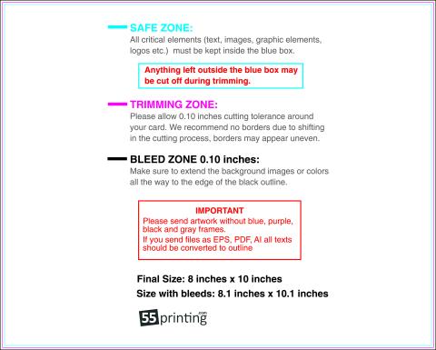 Postcard 8inx10in H Front guideline preview